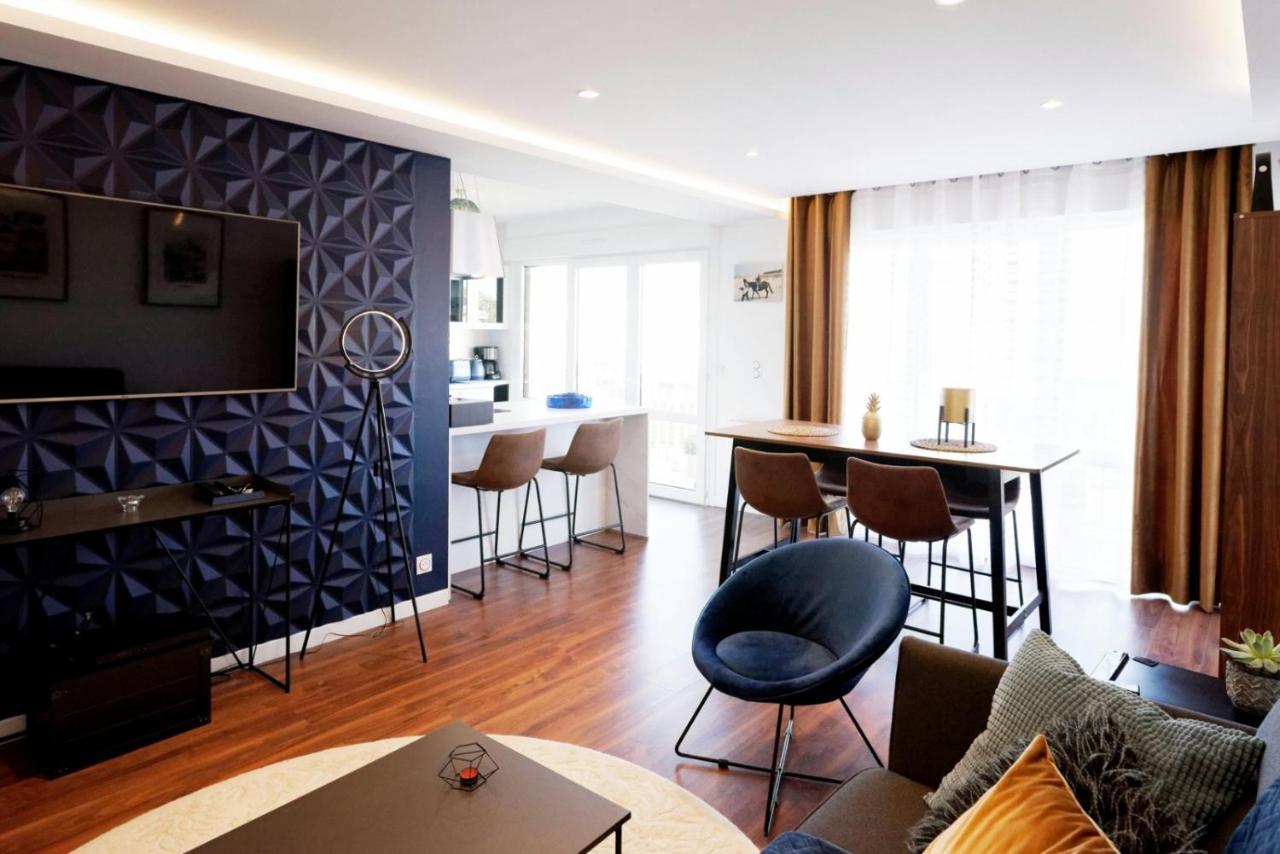 Le Luxe & Votre Vue Mer A Ouistreham Riva Bella Exterior foto